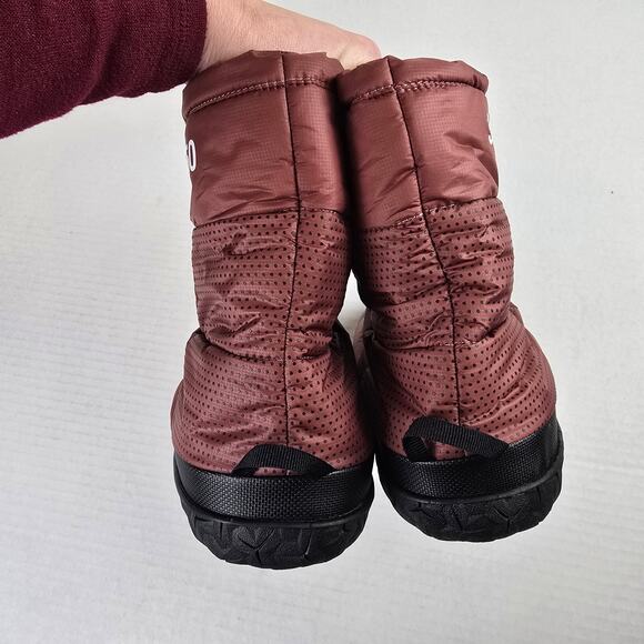 The North Face Womens Size 11 Nuptse Après Booties 550 Fill Down Canyon Dust - Picture 5 of 5